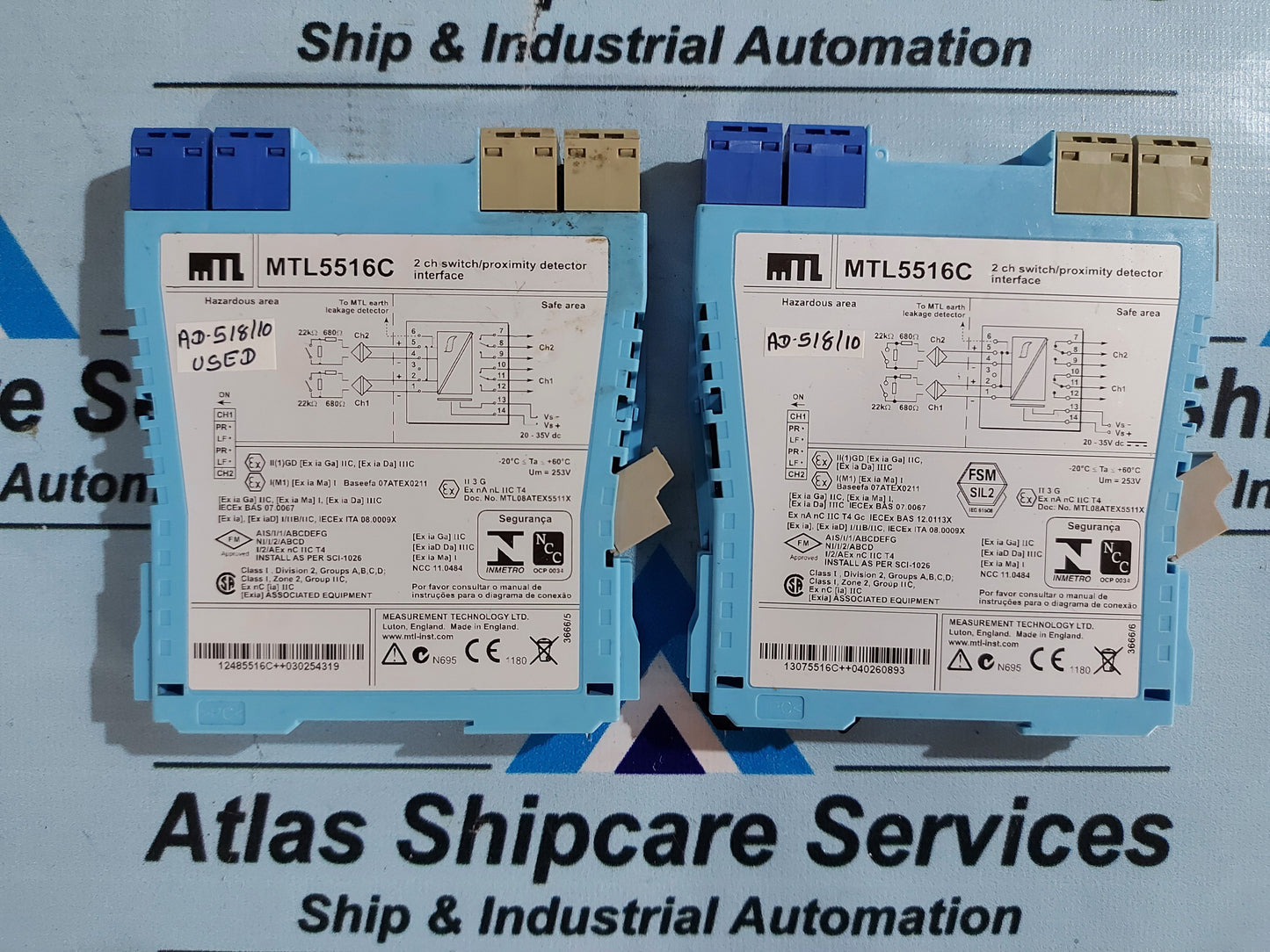 MTL MTL5516C 2-CH SWITCH/PROXIMITY DETECTOR INTERFACE