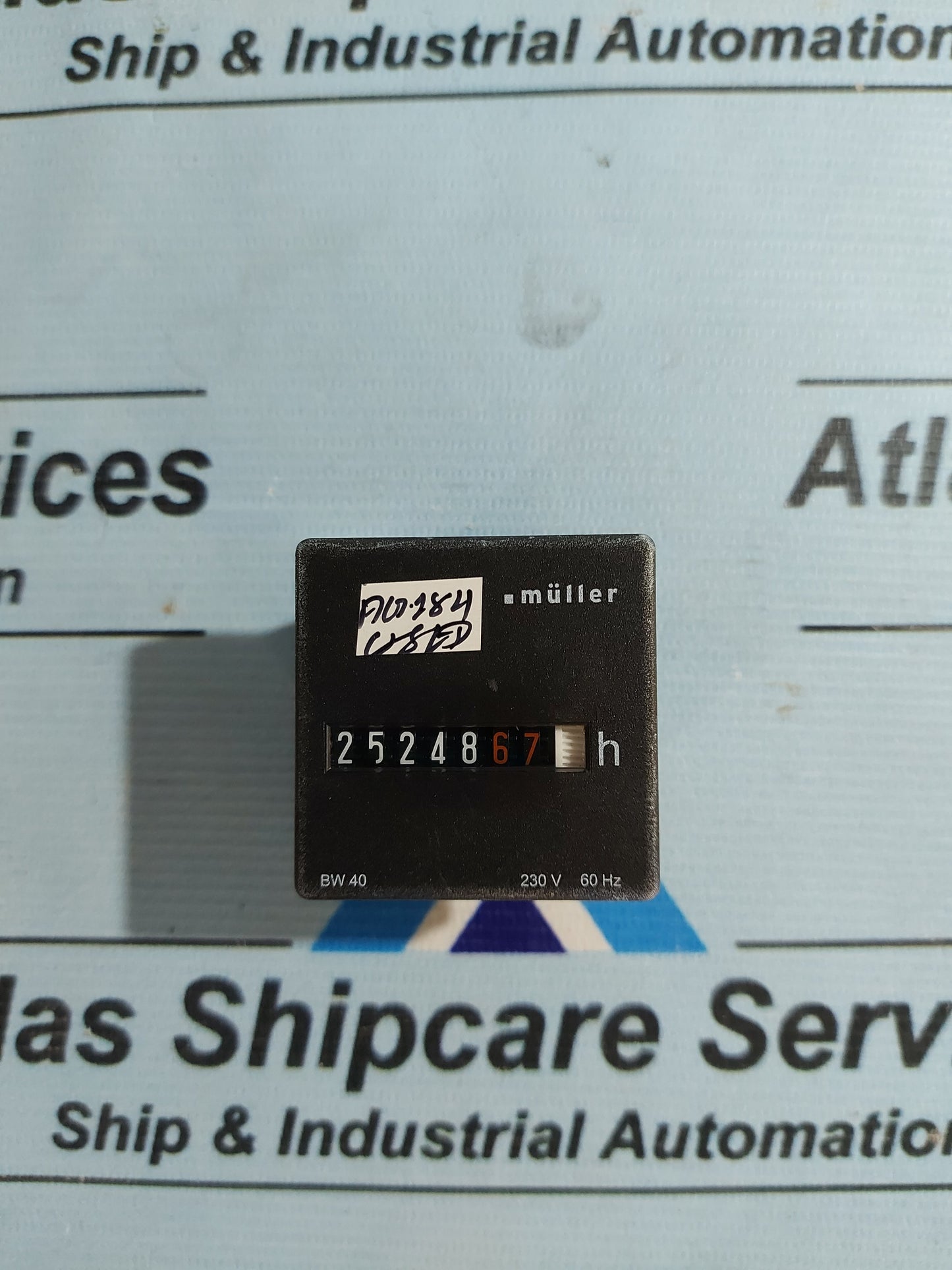 MULLER BW40.X8 HOUR METER 230V 60Hz AG184