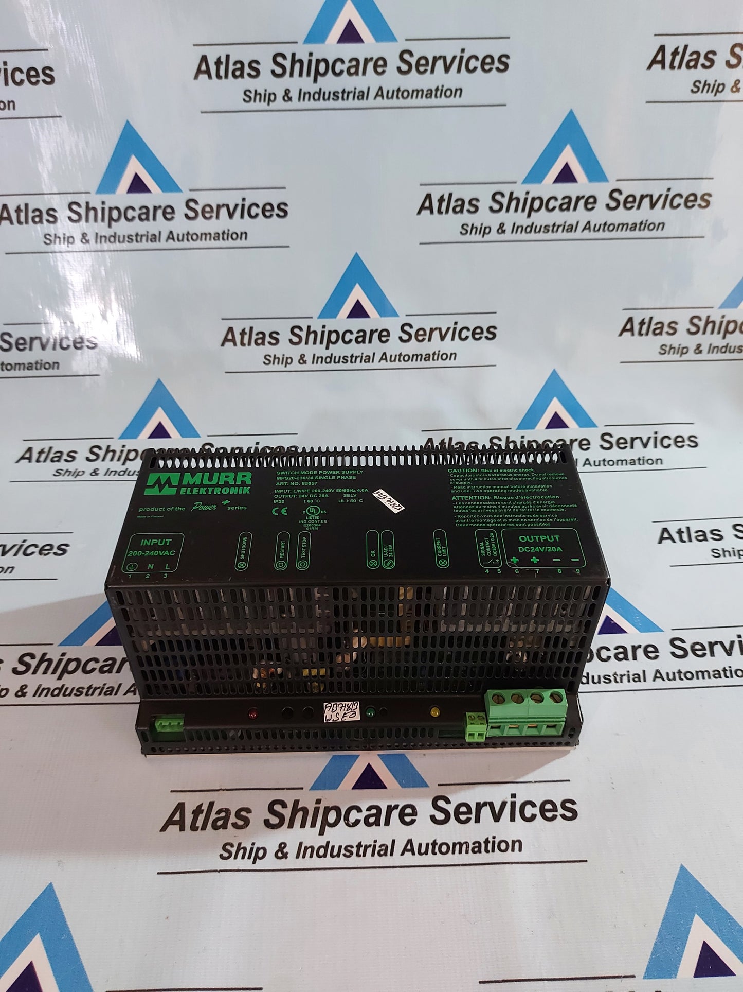 MURR ELEKTRONIK MPS20-230/24 SWITCH MODE POWER SUPPLY 85057