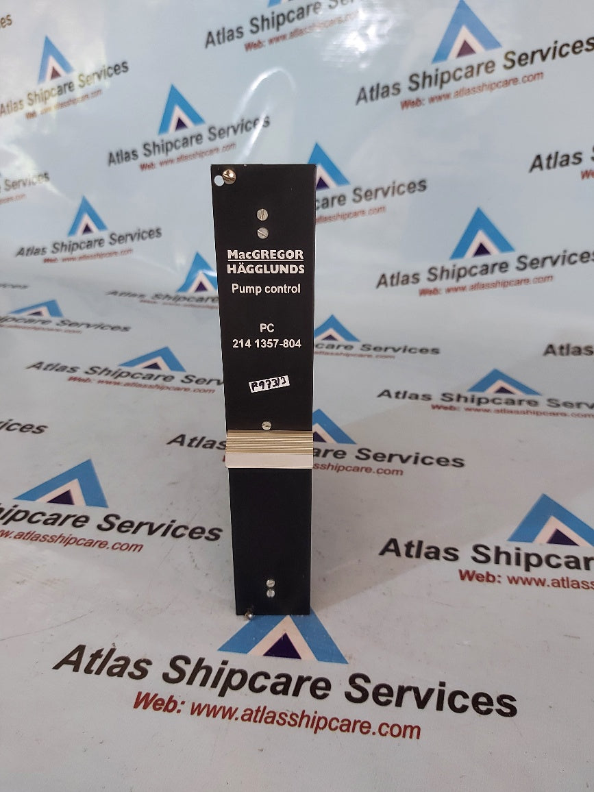 Macgregor Hagglunds PC 214 1357-804 Pump Control Pcb Card