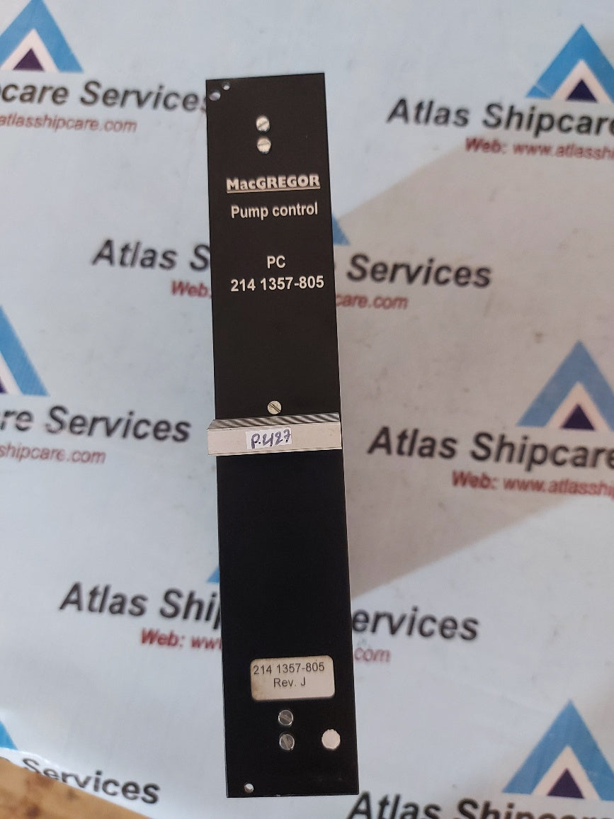 Macgregor Hagglunds PC 214 1357-805 Pump Control Pcb Card