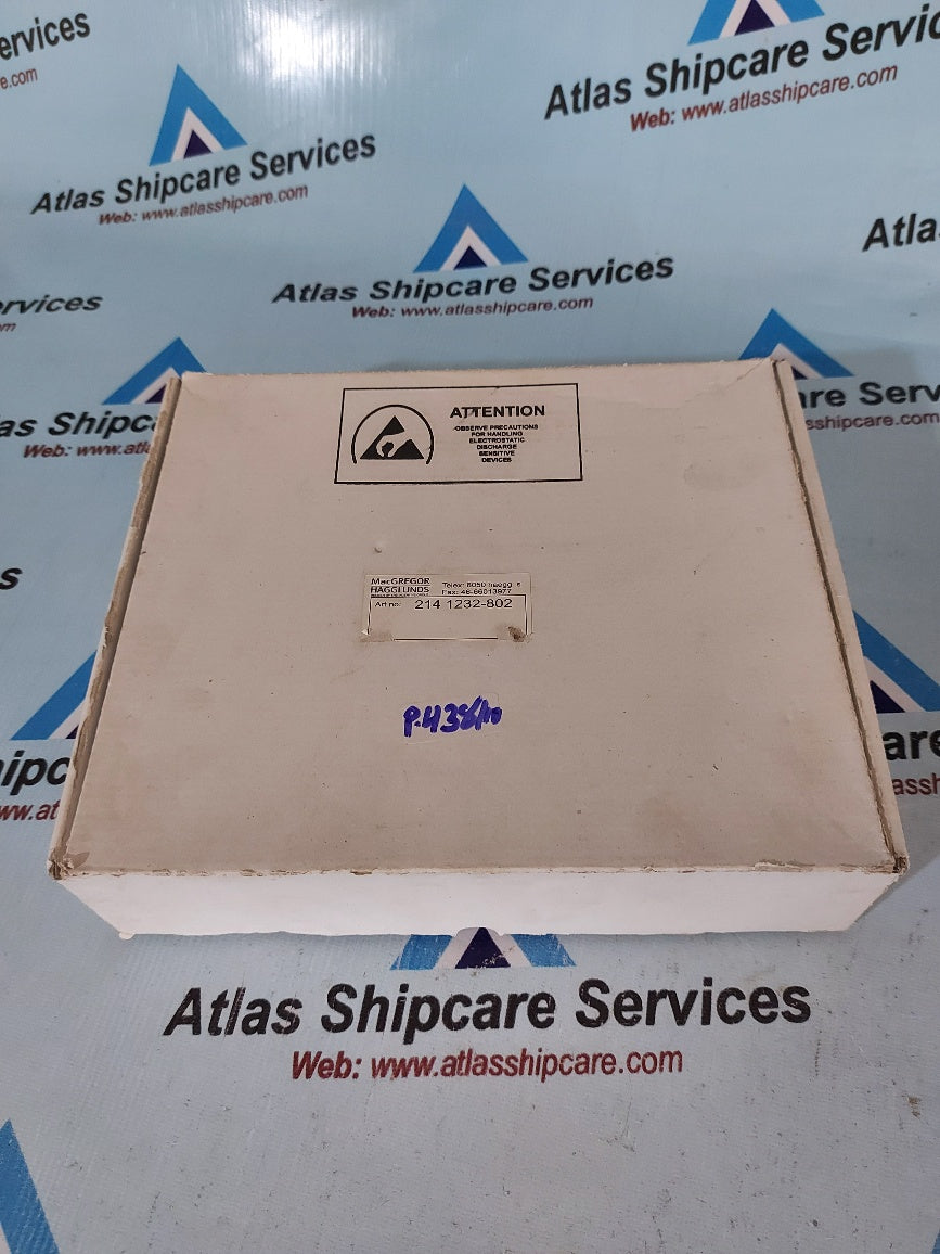 Macgregor Hagglunds SL 214 1232-802 Supervisory Logic Pcb Card