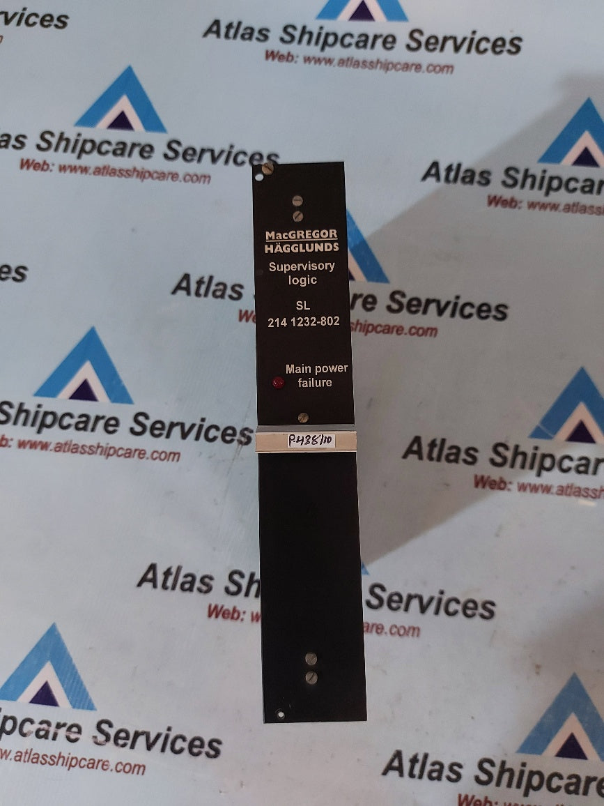 Macgregor Hagglunds SL 214 1232-802 Supervisory Logic Pcb Card