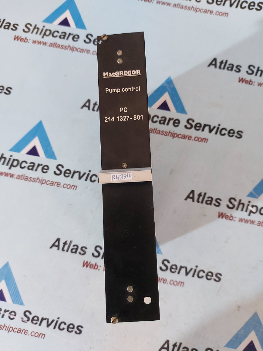 Macgregor PC 214 1327-801 Pump Control Pcb Card