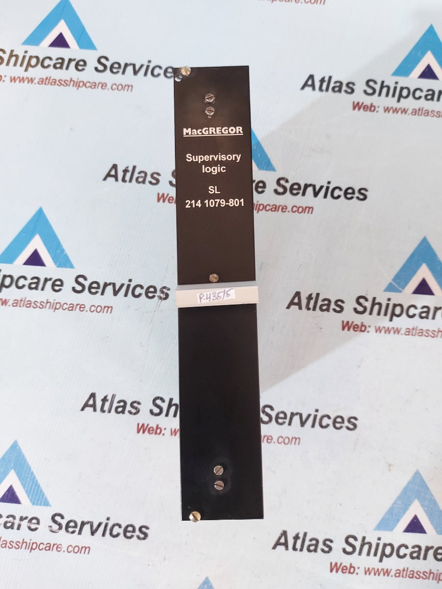 Macgregor SL 214 1079-801 Supervisory Logic Pcb Card