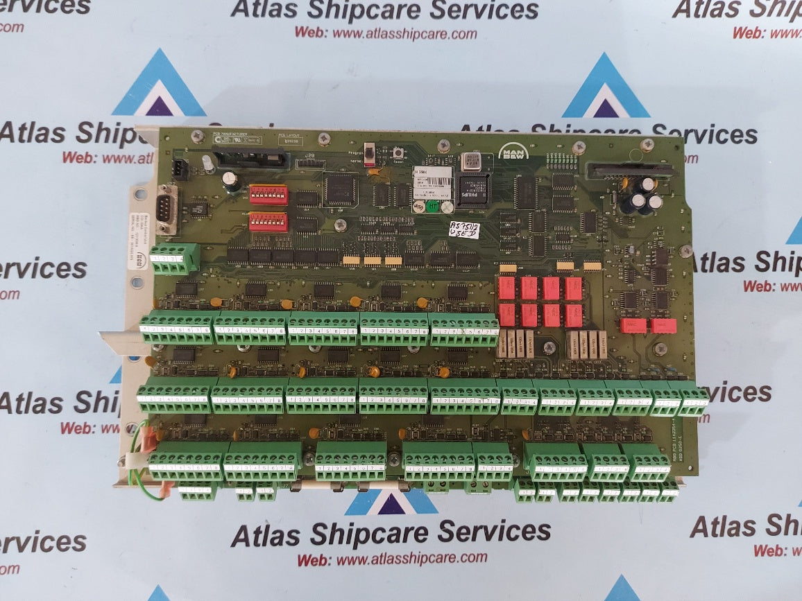 Man B&amp;W 1211636-9 Backup Control Unit Rev.1.2