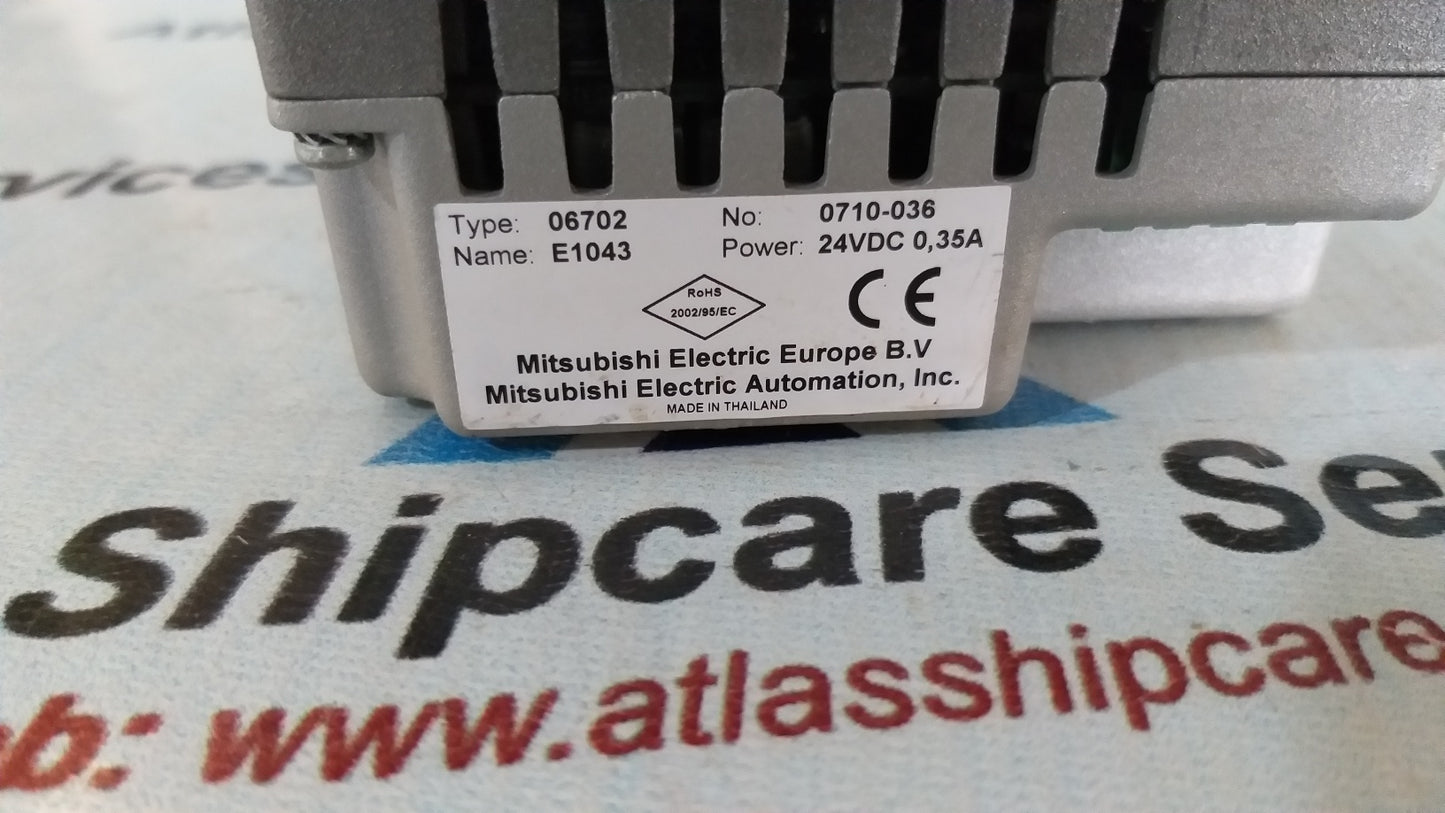 Mitsubishi Electric E1043 Type 06702 Touch Screen Panel Glass For Beijer
