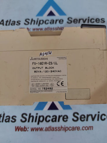 Mitsubishi FX-16EYR-ES/UL Programmable Controller