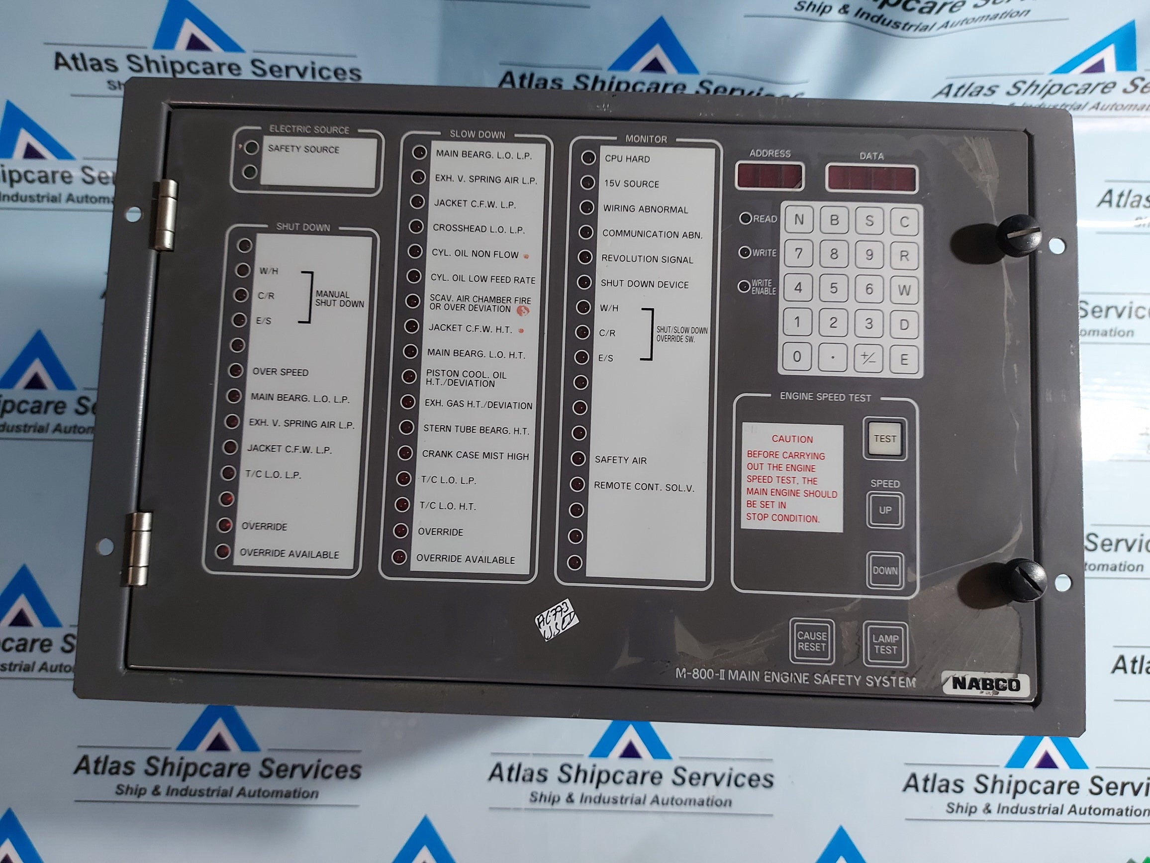 NABCO M-80-II MAIN ENGINE SAFETY SYSTEM – Atlas Shipcare Services