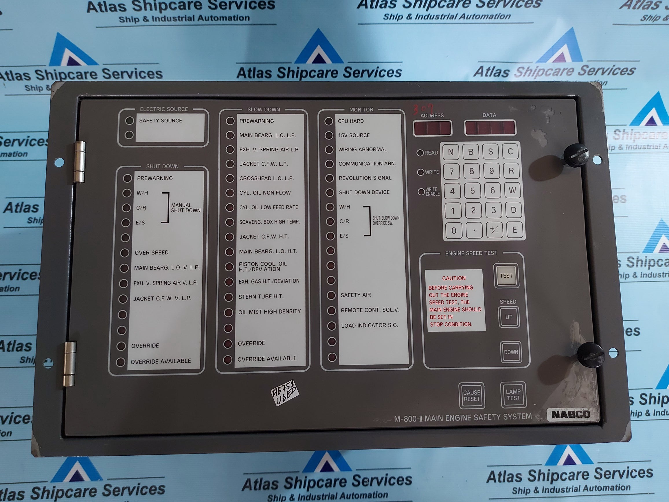 NABCO M-800-II MAIN ENGINE SAFETY SYSTEM – Atlas Shipcare Services