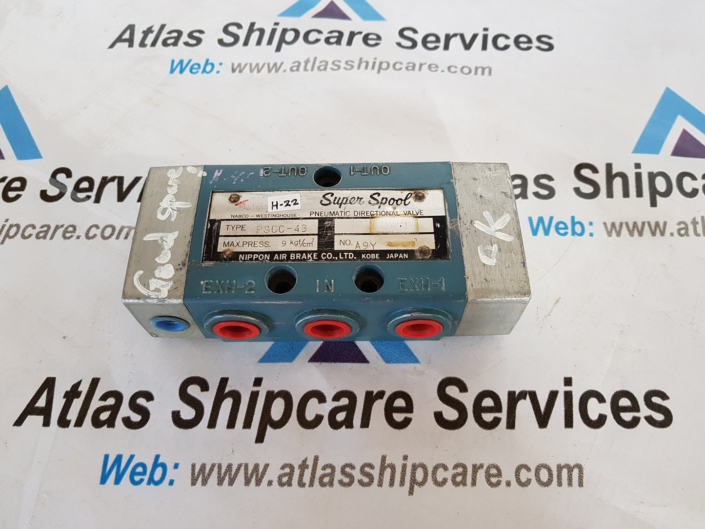 NABCO PSCC-43 PNEUMATIC DIRECTIONAL VALVE