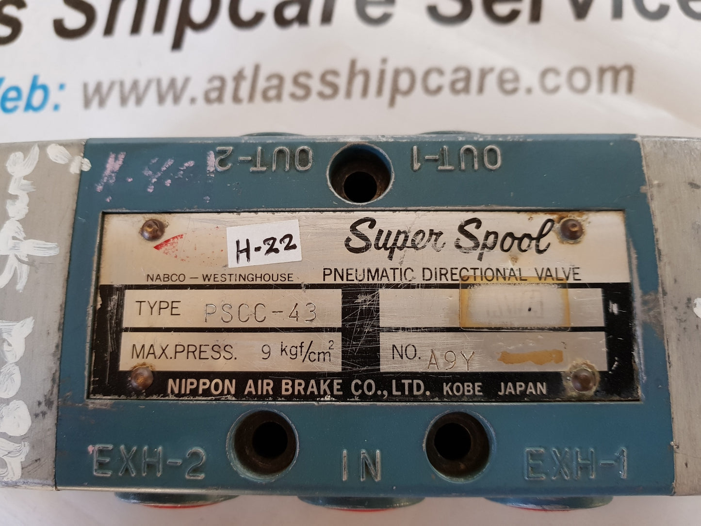 NABCO PSCC-43 PNEUMATIC DIRECTIONAL VALVE