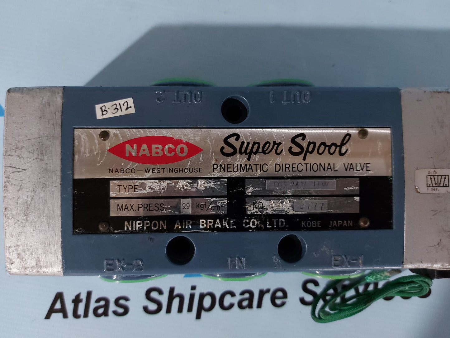 NABCO PSM-46-B PNEUMATIC DIRECTIONAL VALVE H398