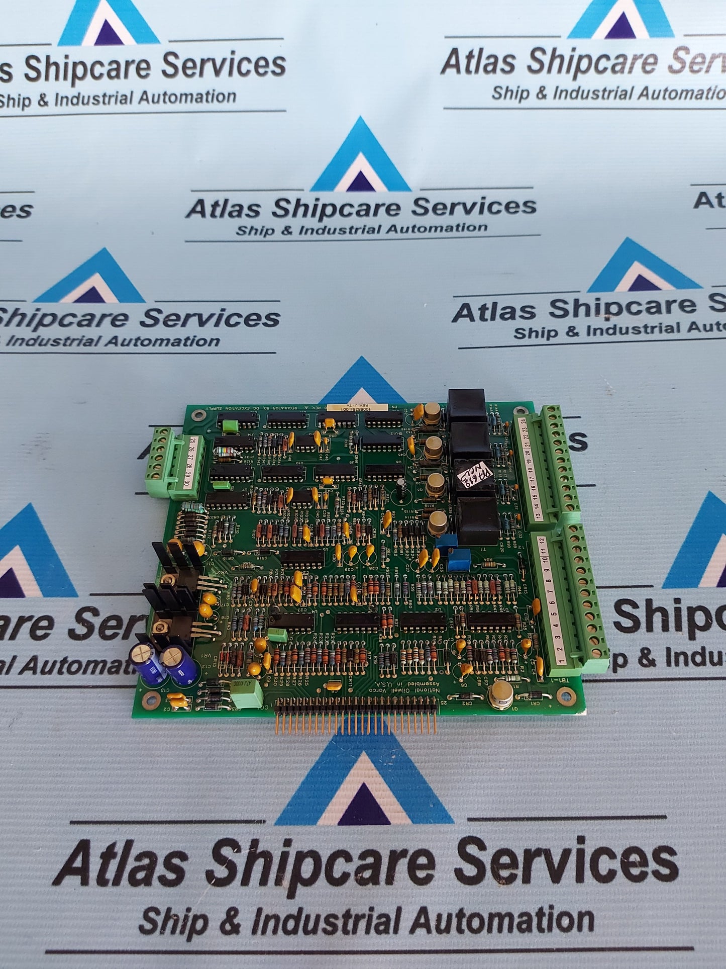 NATIONAL OILWELL VARCO 10055254-001 REV.J REGULATOR BOARD DC EXCITATION SUPPLY
