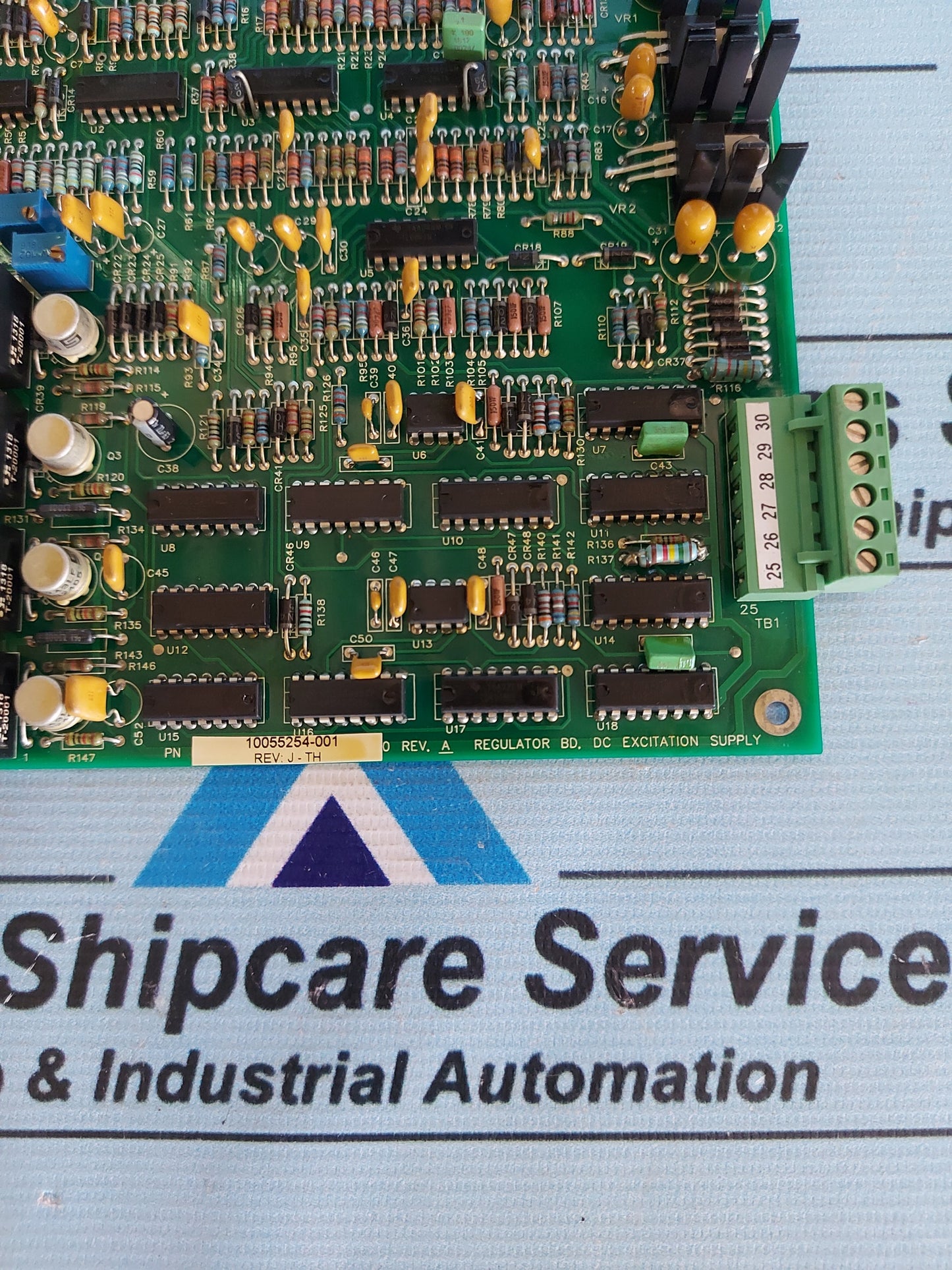 NATIONAL OILWELL VARCO 10055254-001 REV.J REGULATOR BOARD DC EXCITATION SUPPLY