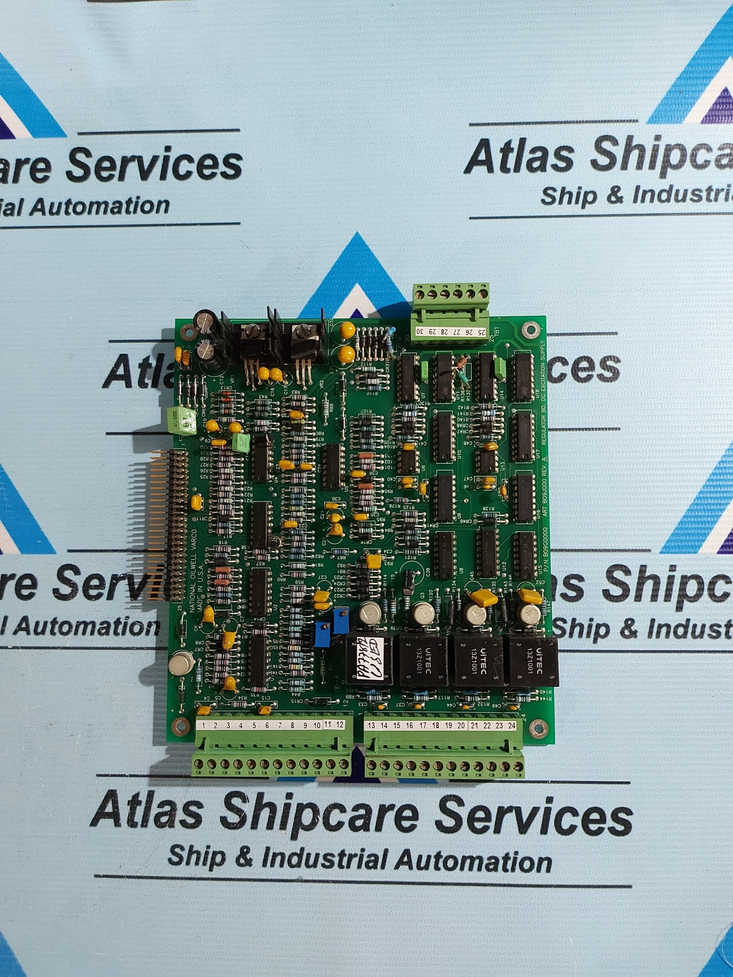 NATIONAL OILWELL VARCO B09G0000 REGULATOR BOARD DC EXCITATION SUPPLY