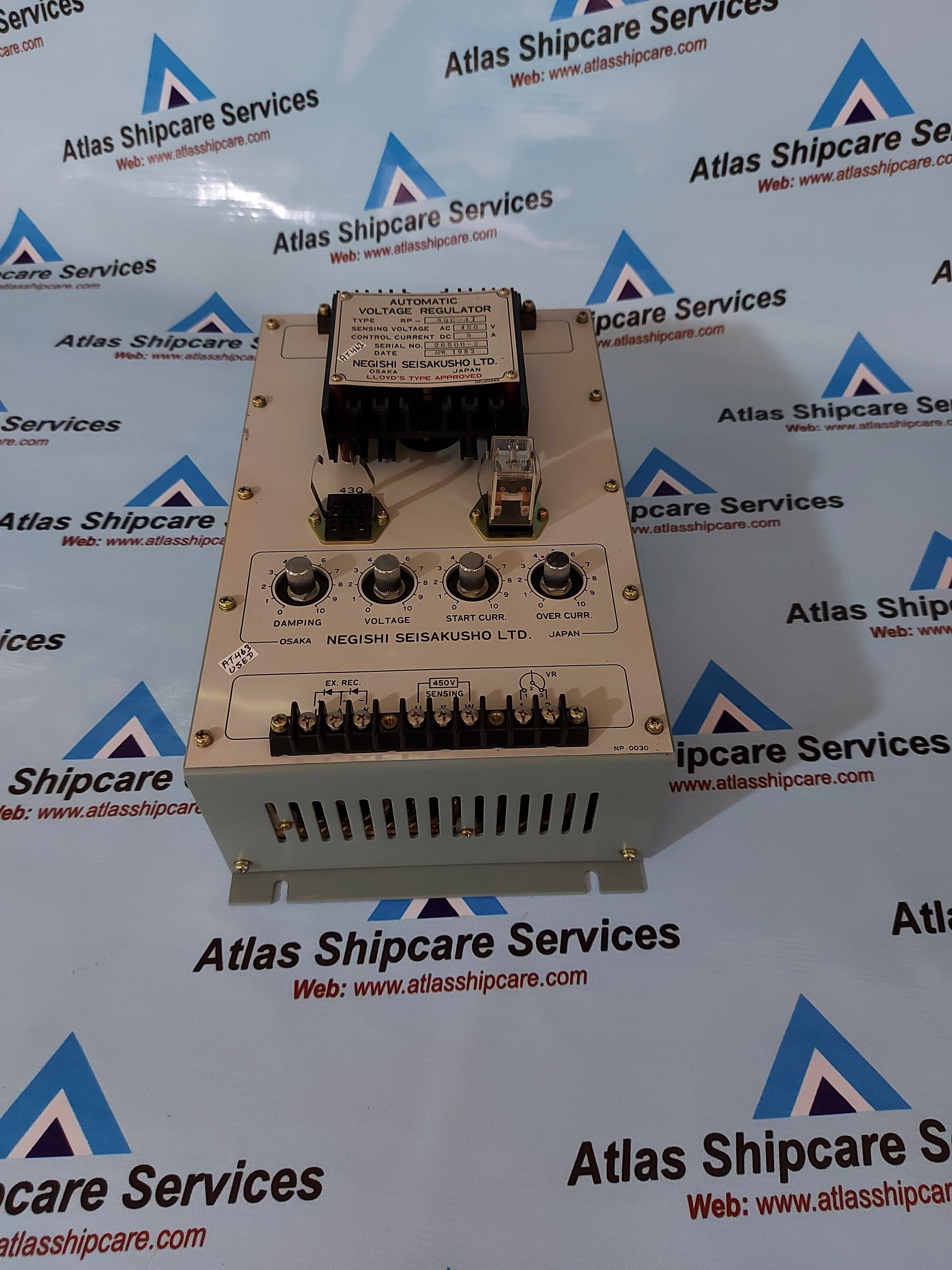NEGISHI SEISAKUSHO RP-3QC-4T AUTOMATIC VOLTAGE REGULATOR