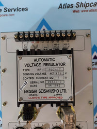 NEGISHI SEISAKUSHO RP-3QC-4T AUTOMATIC VOLTAGE REGULATOR