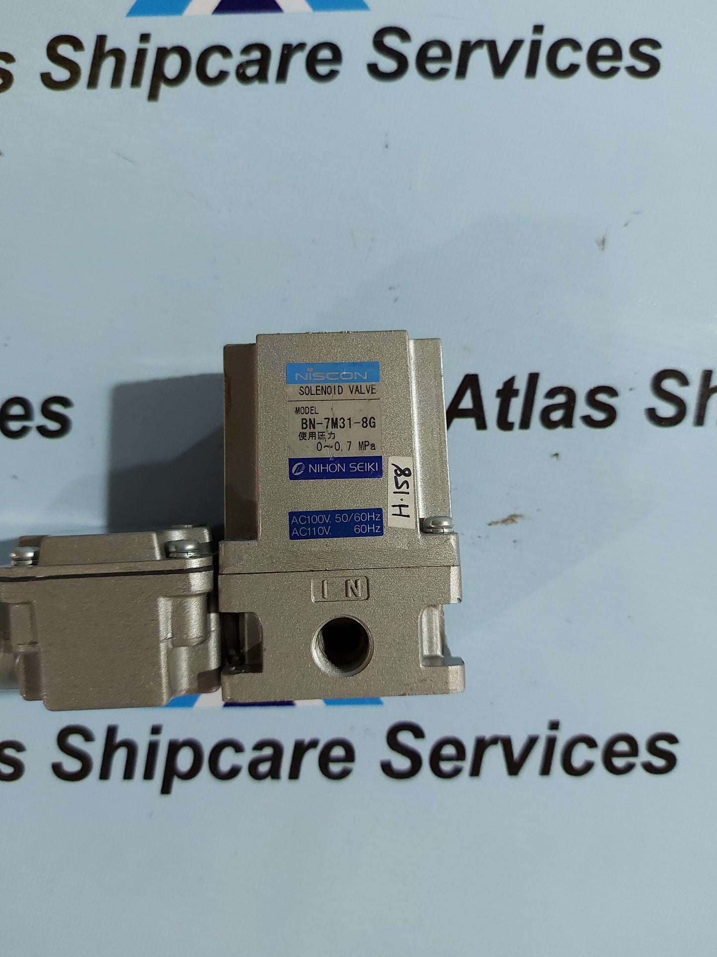 NIHON SEIKI BN-7M31-8G NISCON SOLENOID VALVE H158