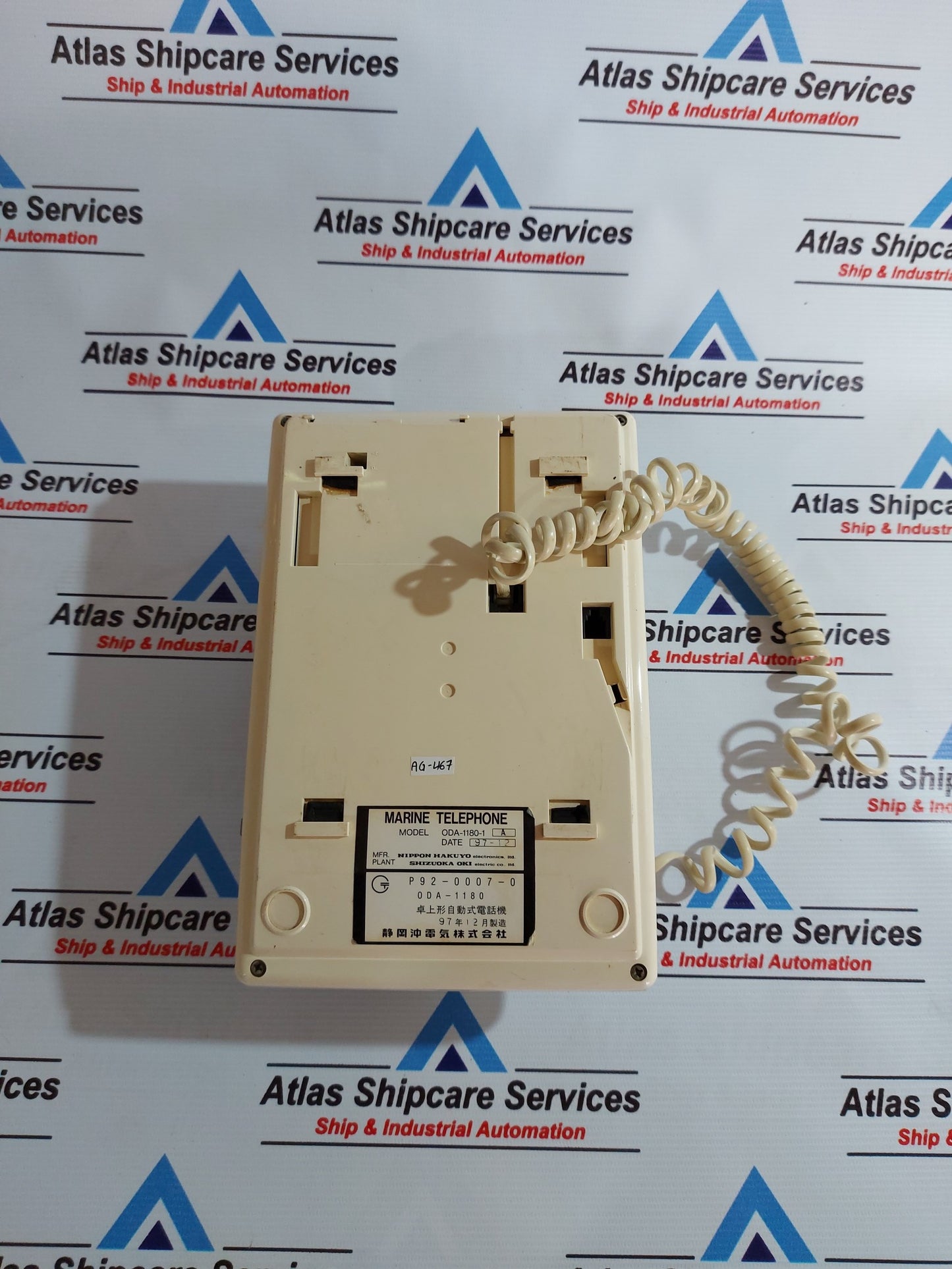 NIPPON OKI MARINE TELEPHONE ODA-1180-1 A AG467