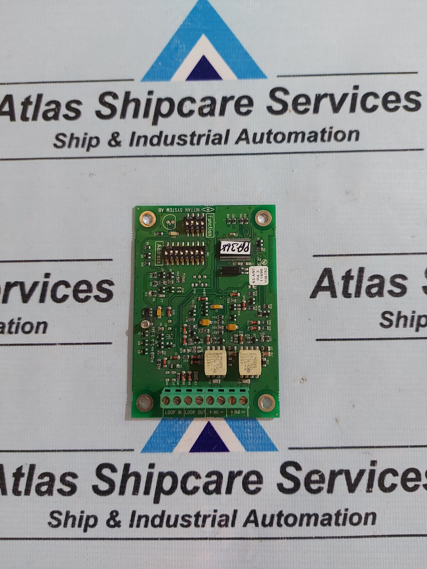 NITTAN SYSTEM NS-B029.13 NS-AIN1/2 R4B PCB CARD