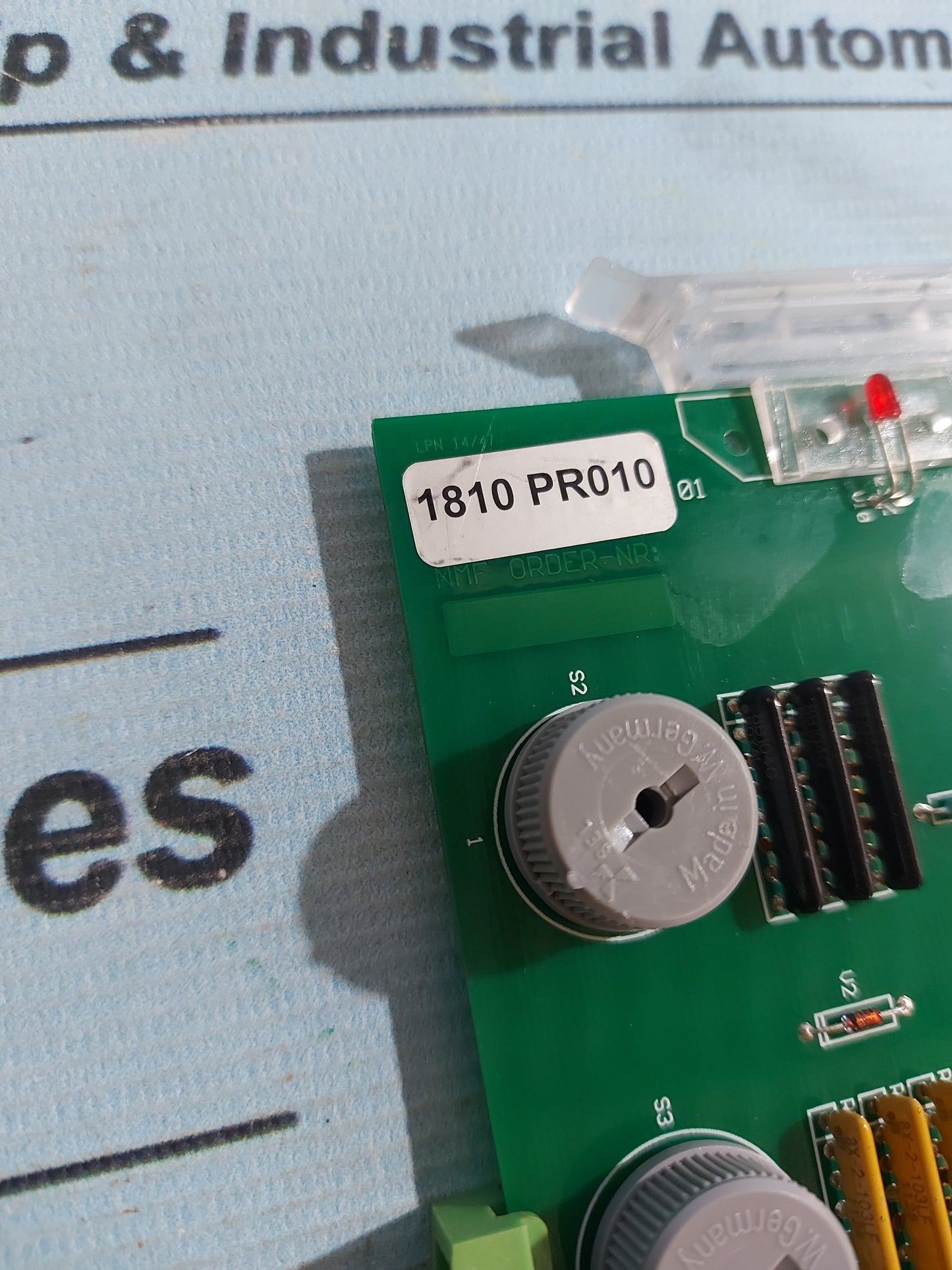 NMF IS 83.12.3 LBG 1810 PR010 DECK CRANE PCB CARD