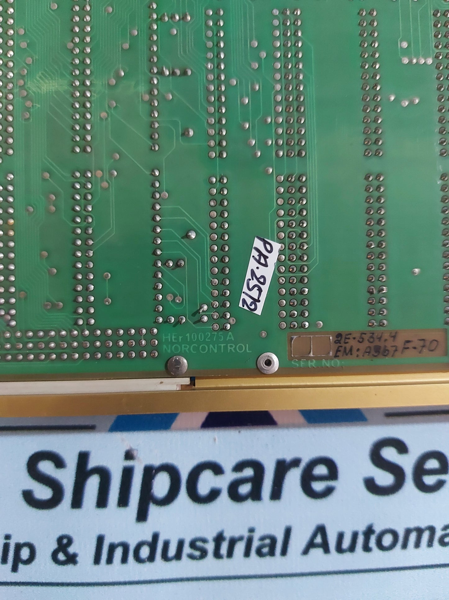 NORCONTROL 2E-534 PROCESSOR CARD 2 HER 100275A