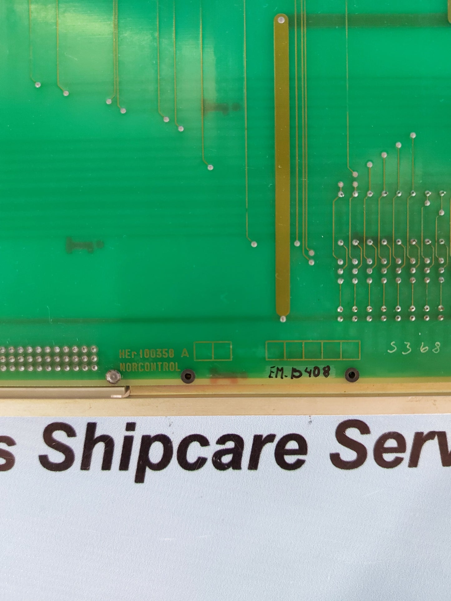 NORCONTROL HER100358 A 2E-546 CURRENT LOOP DRIVER