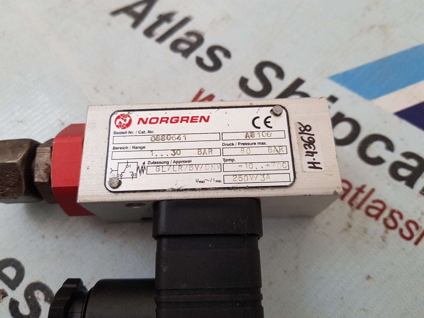 NORGREN 0880641 A8106 PRESSURE SWITCH H436
