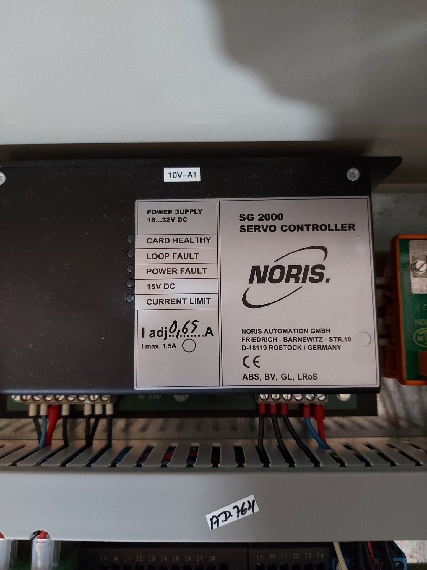 NORIS REMOTE CONTROL SYSTEM NORISTAR 2000 LOCAL CONTROL BOX/PORT