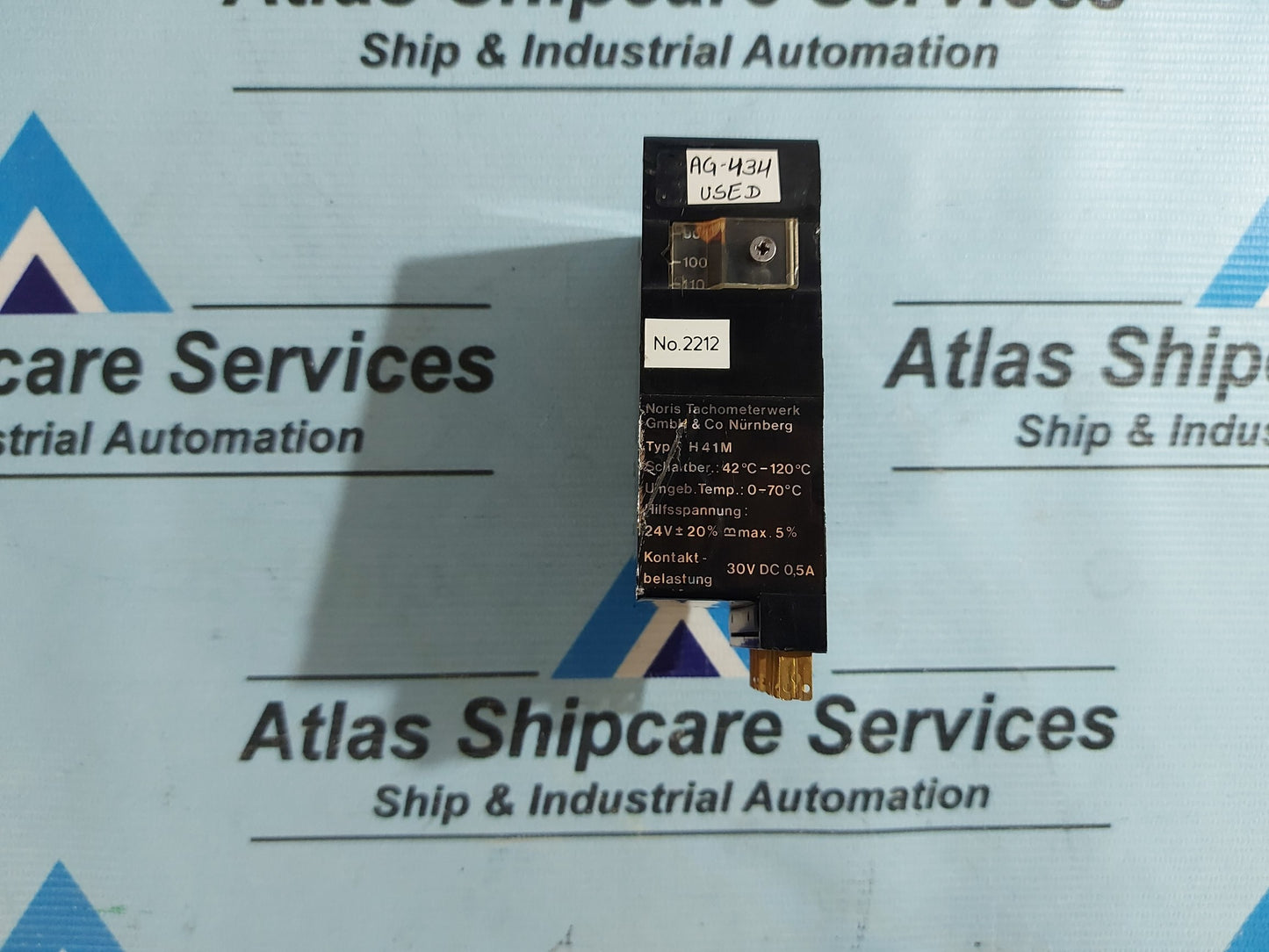 NORIS TACHOMETERWERK H41M LIMIT VALUE SWITCH 0-70'C AG434