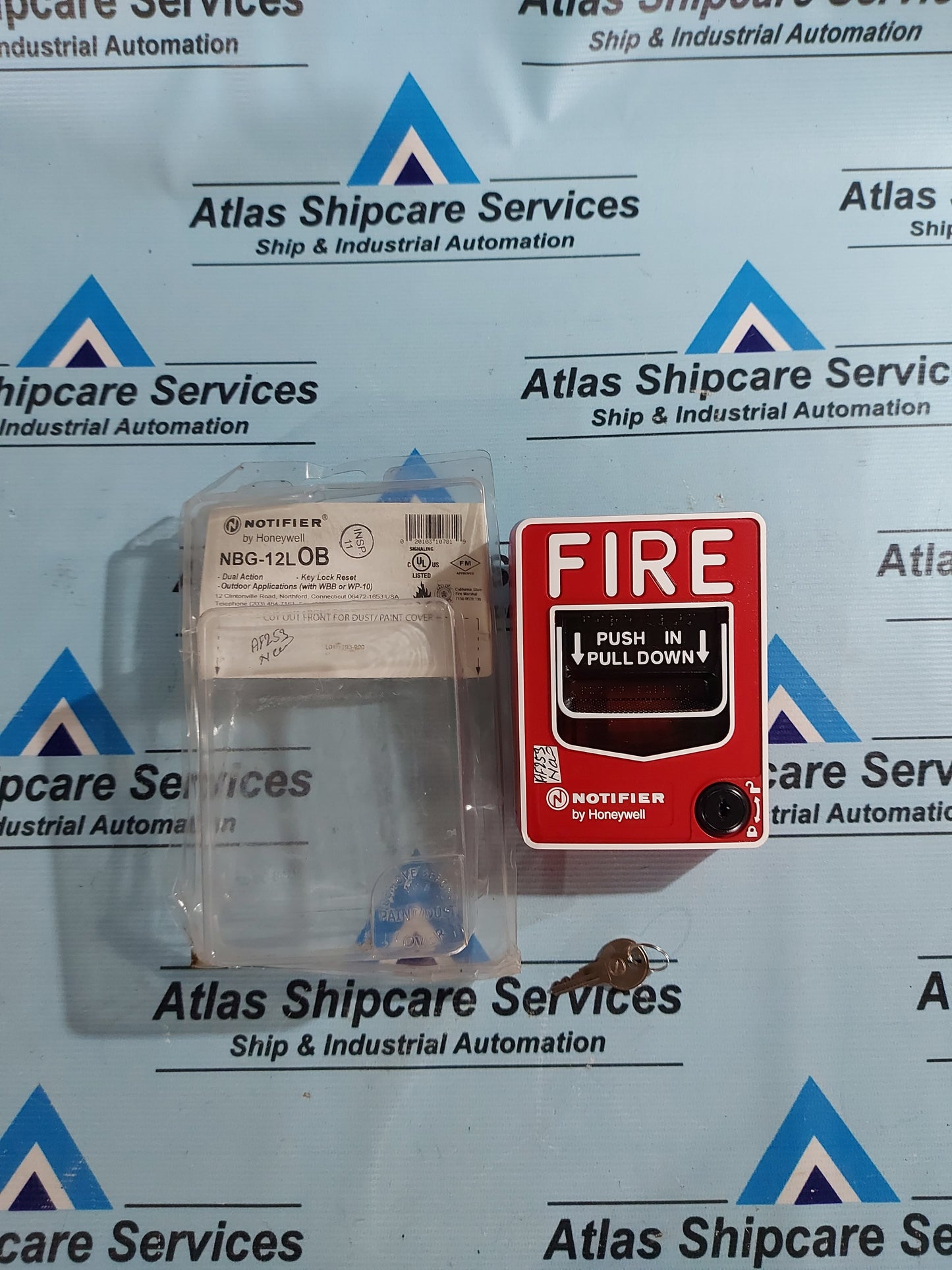 NOTIFIER NBG-12LOB DUAL ACTION OUTDOOR MANUAL PULL STATION