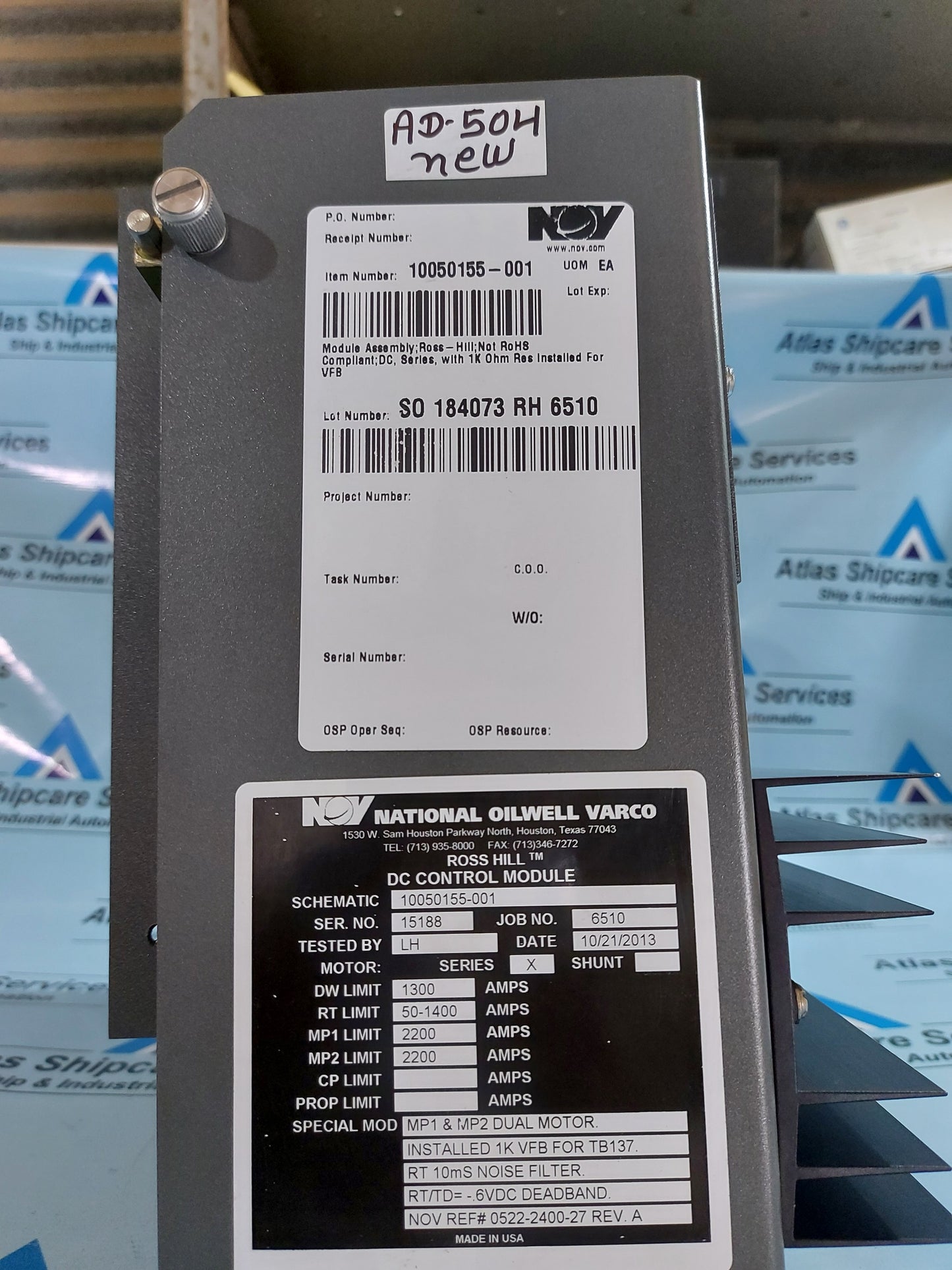 NOV 10050155-001 DC CONTROL MODULE