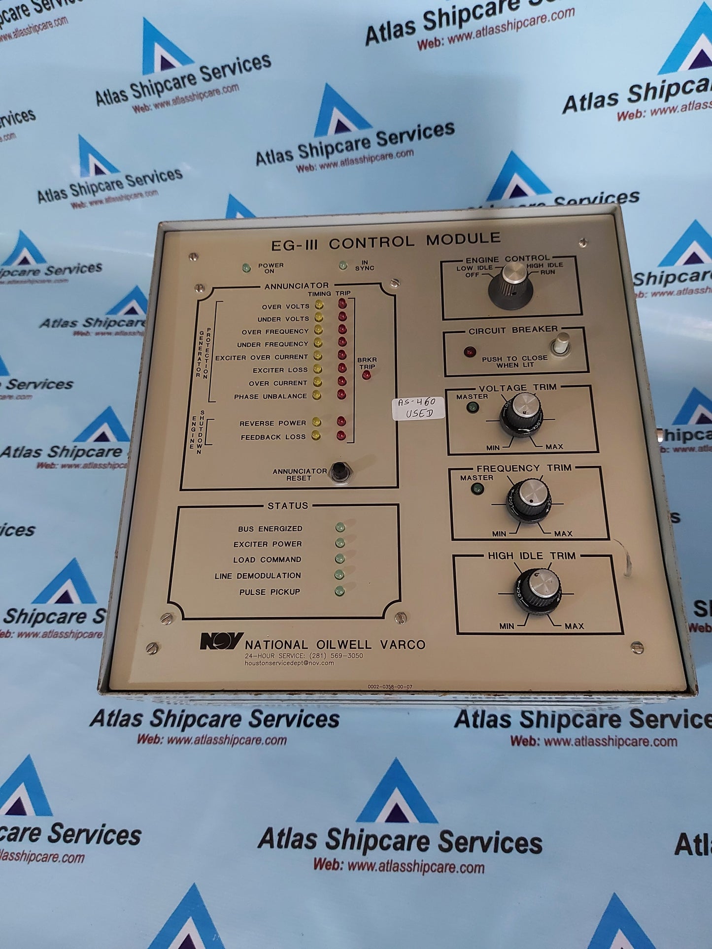 NOV EG-III ENGINE GENERATOR CONTROL MODULE