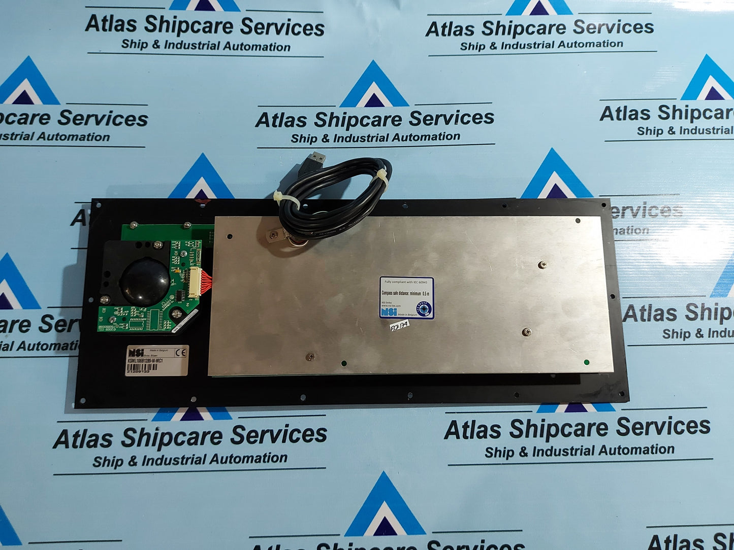 NSI KSML106B1289-W-MC1 BACKLIT KEYBOARD