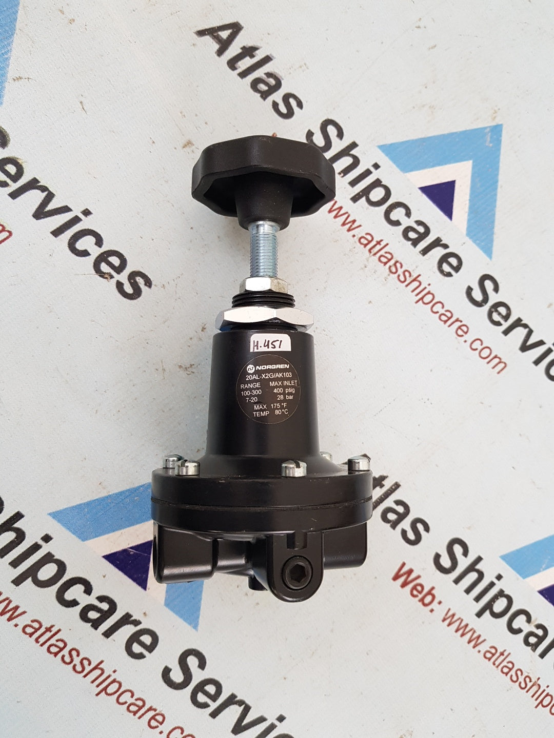 Norgren 20AL-X2G/AK103 Pilot Oprated Pressure Regulator H451