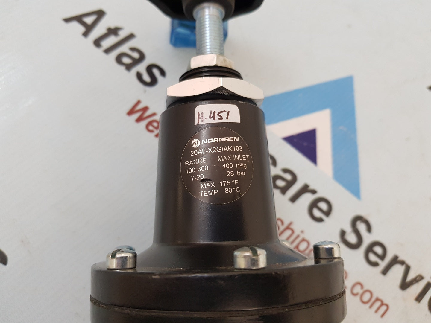 Norgren 20AL-X2G/AK103 Pilot Oprated Pressure Regulator H451