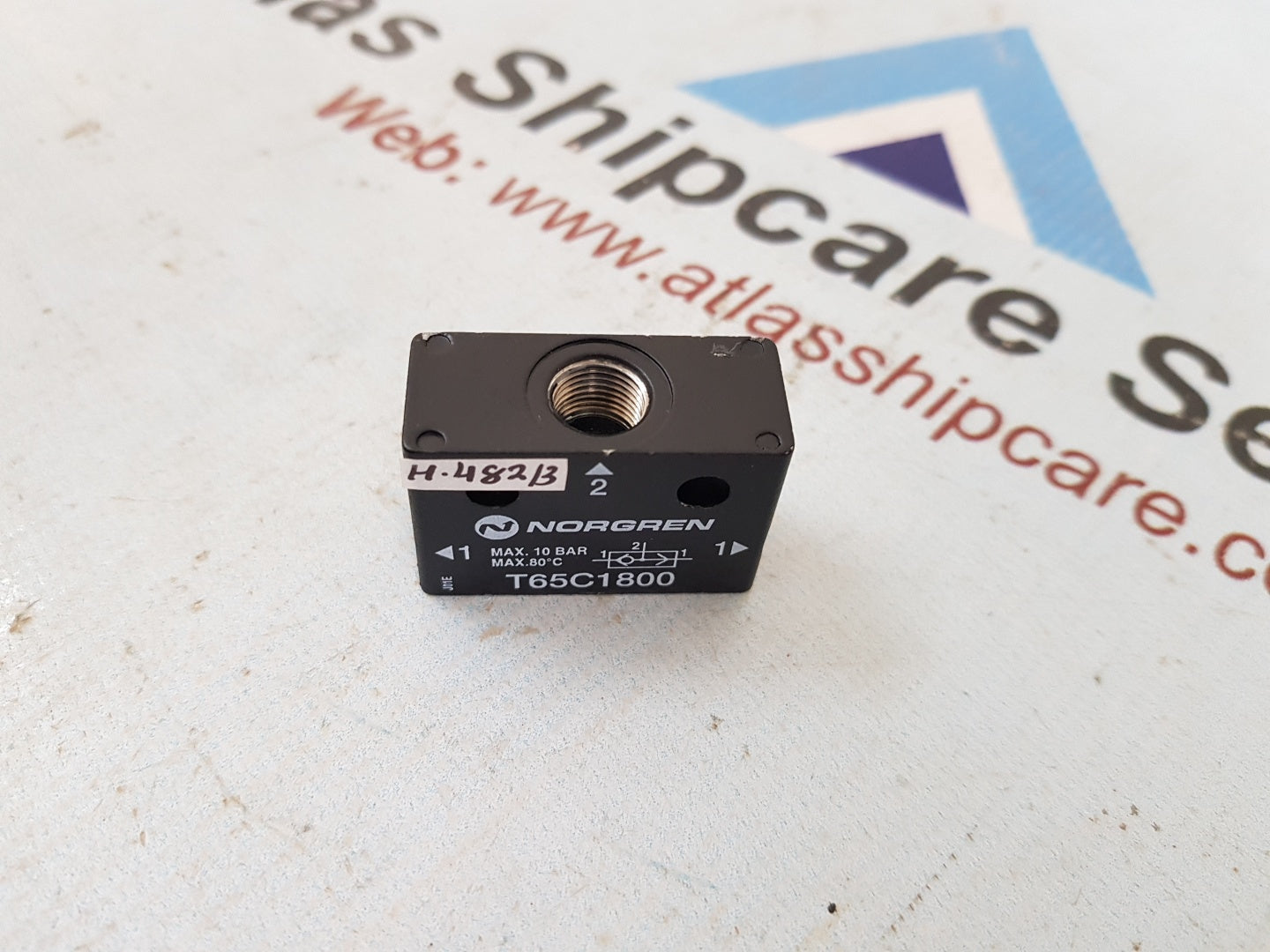 Norgren T65C1800 Shuttle Valve H482