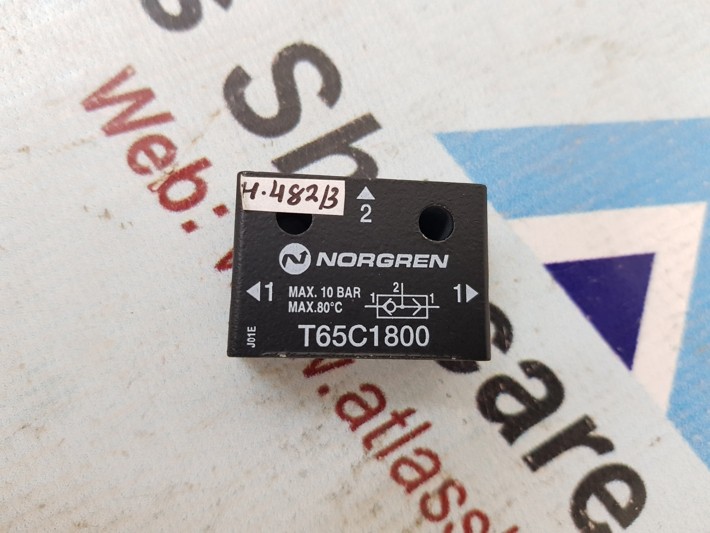 Norgren T65C1800 Shuttle Valve H482