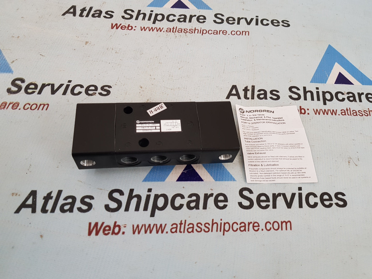 Norgren X3064702 In Line Pneumatic Air Valve H448