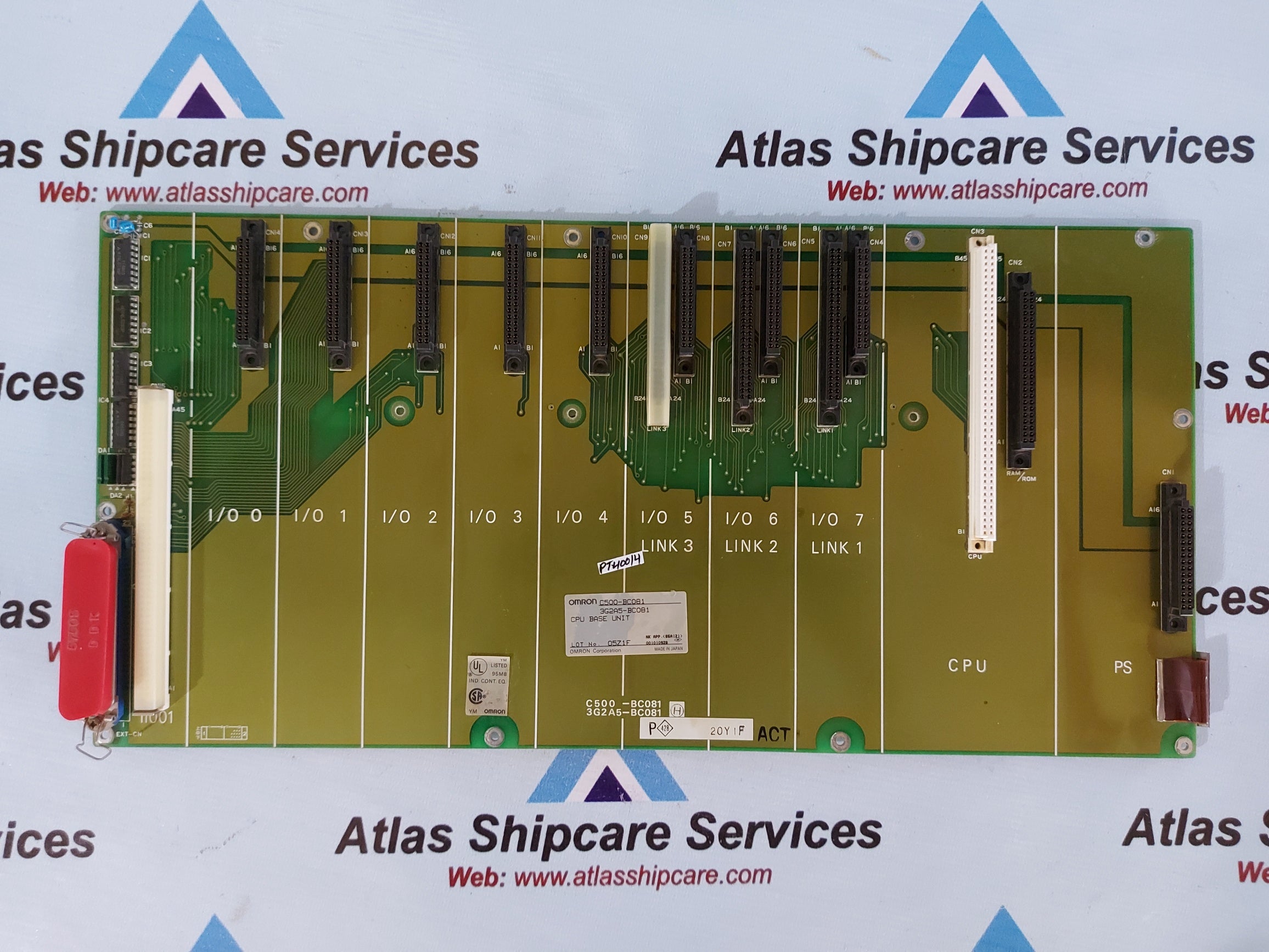 OMRON C500-BC081 3G2A5-BC081 CPU BASE UNIT – Atlas Shipcare Services