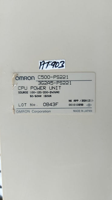 OMRON C500-PS221 3G2A5-PS221 CPU POWER UNIT