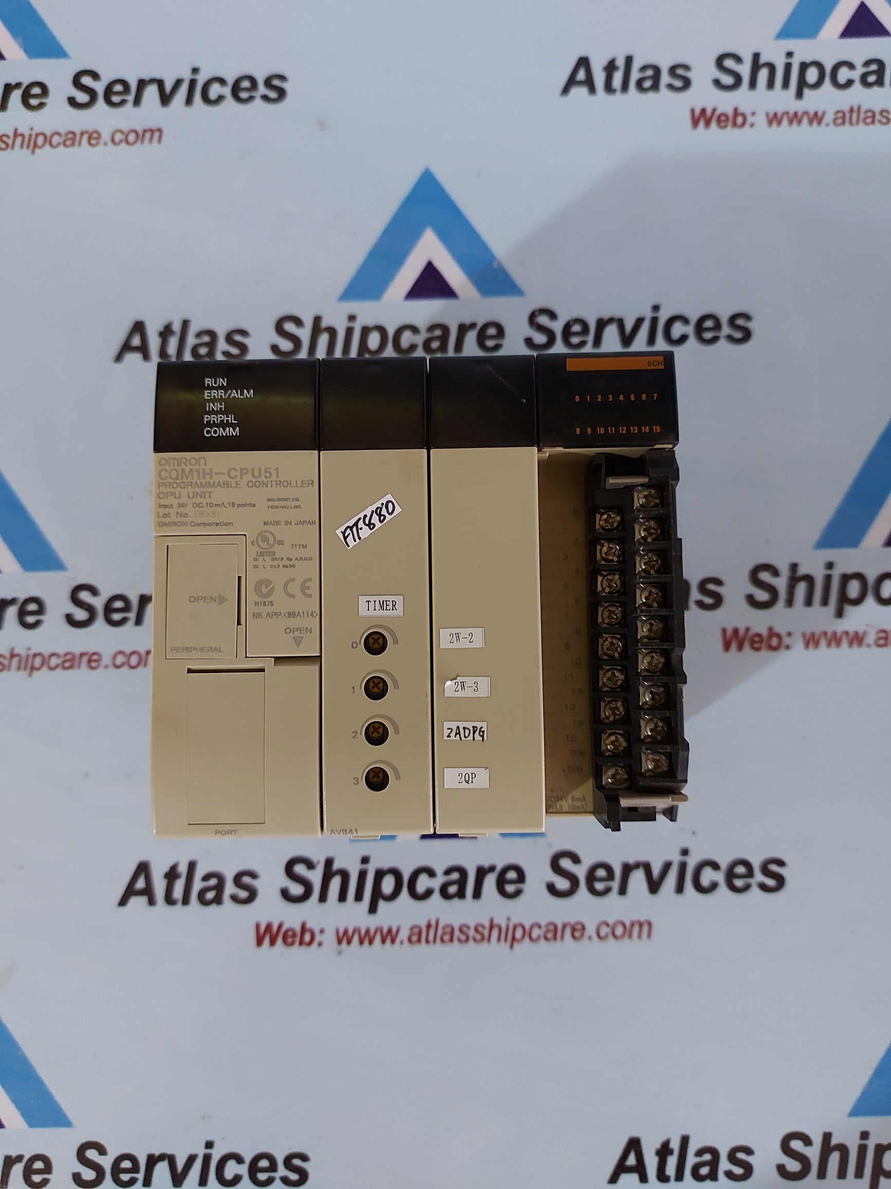 OMRON CQM1H-CPU51 PROGRAMMABLE CONTROLLER CPU UNIT – Atlas Shipcare ...