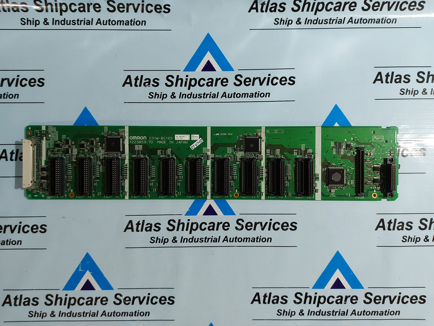 OMRON CS1W-BC103 1223859-7D BASE CIRCUIT BOARD