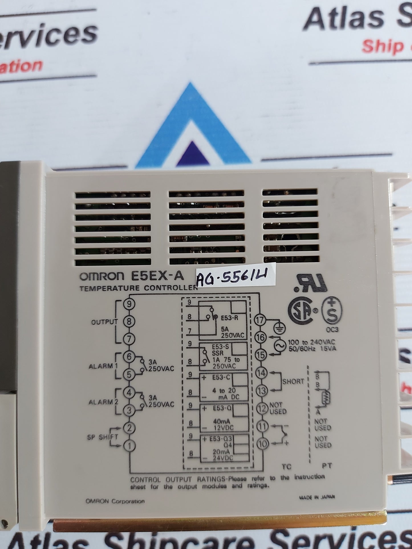 OMRON E5EX-A TEMPERATURE CONTROLLER AG556