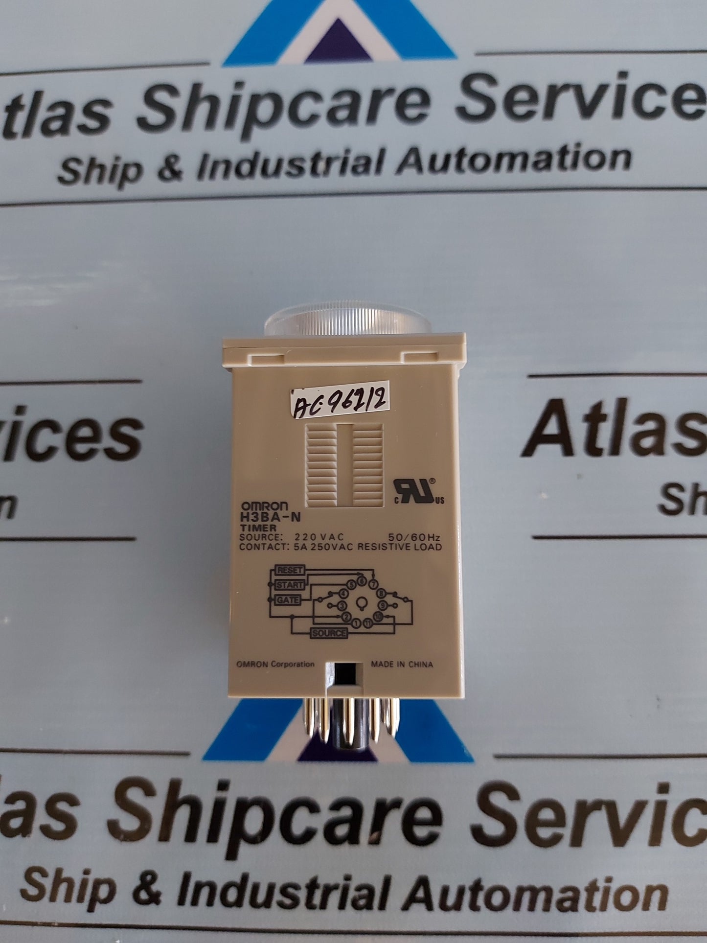 OMRON H3BA-N SOLID STATE TIMER 220VAC
