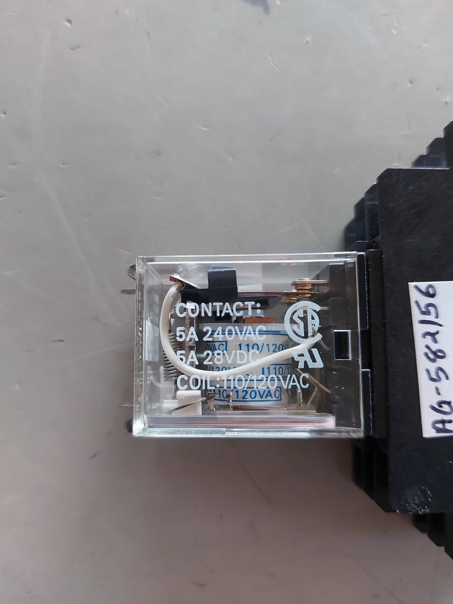 OMRON MY2N RELAY COIL 110/120VAC AG582