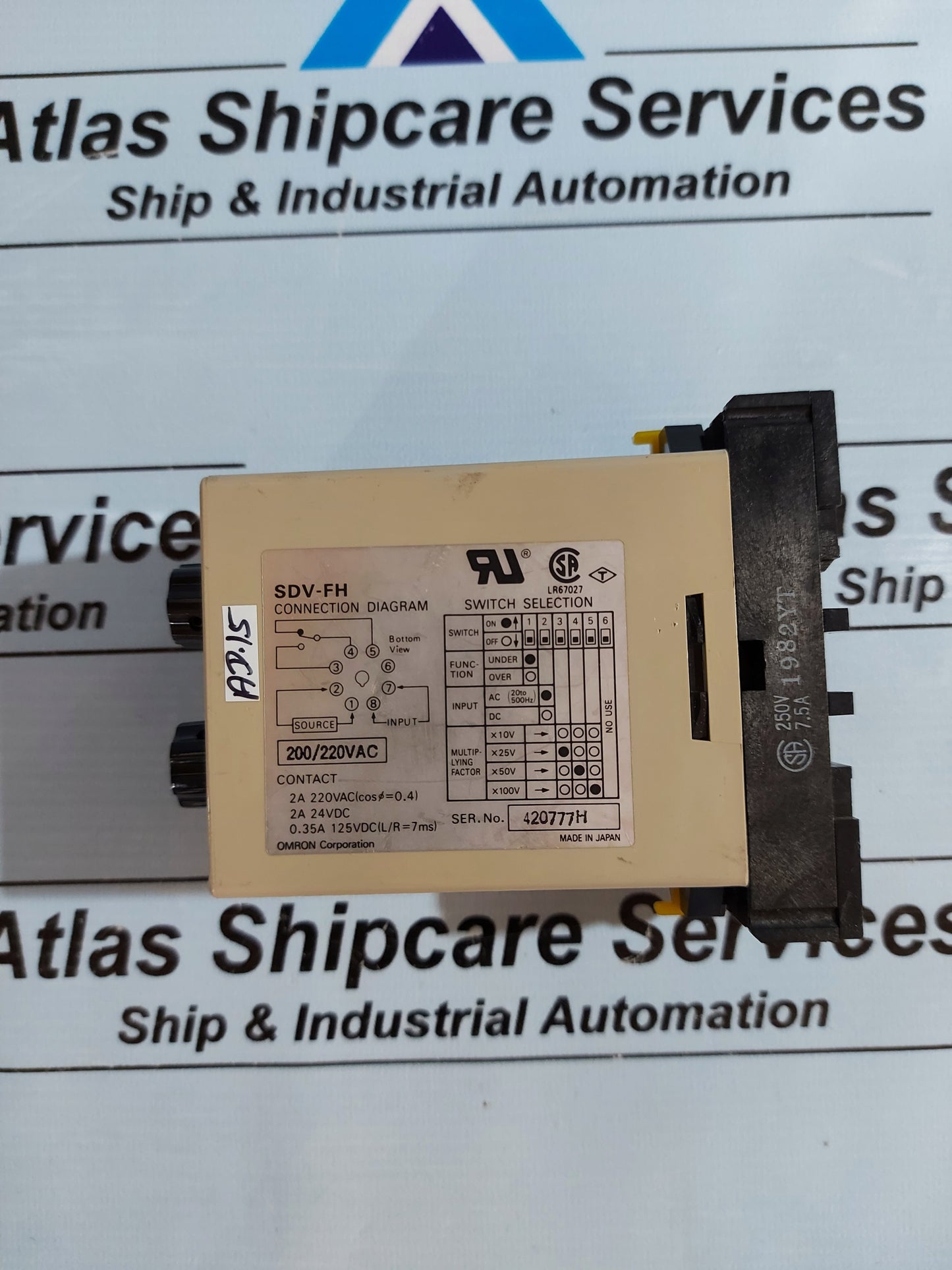 OMRON SDV-FH7 VOLTAGE SENSOR
