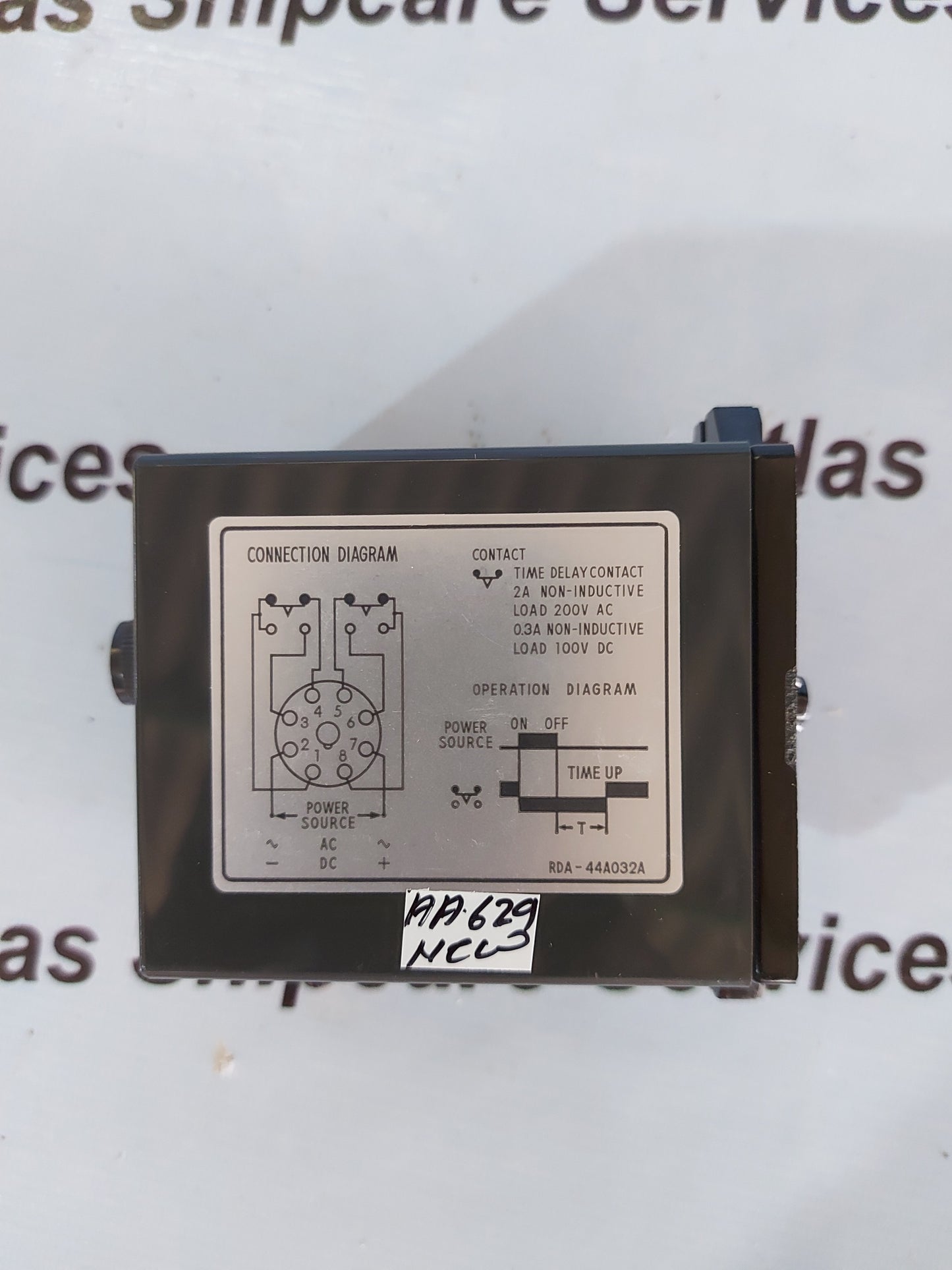 OMRON TATEISI RDA-44A032A 24VDC OFF DELAY TIMER