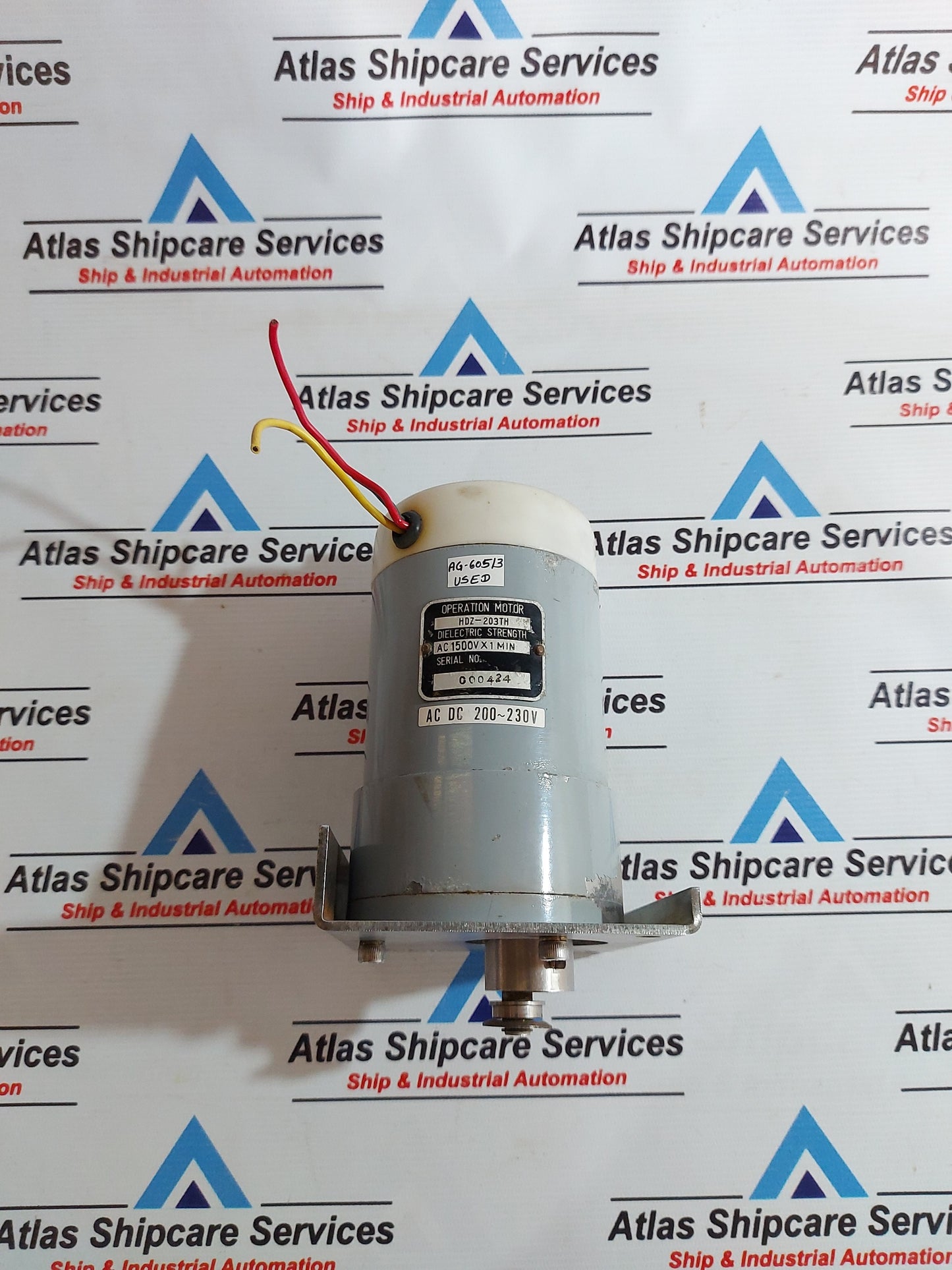 OPERATION MOTOR HDZ-203TH AC 1500V x 1 Min AG605